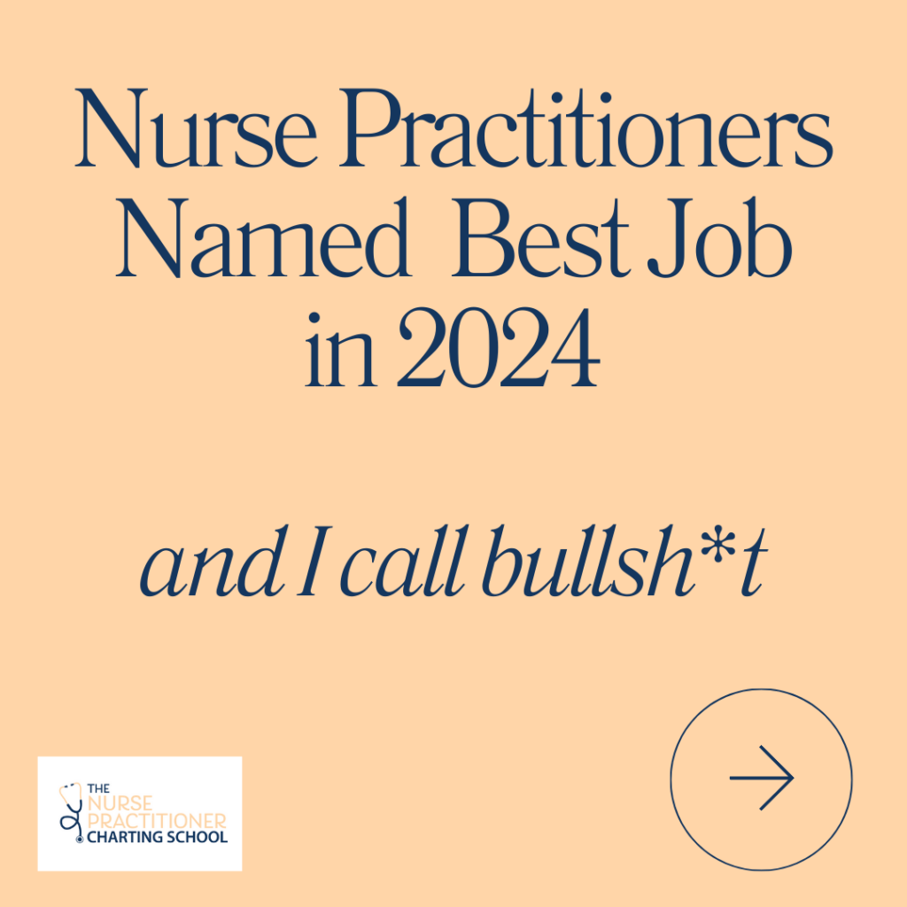 nurse practitioners named best job in 2024